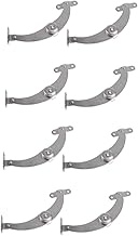 DOITOOL 8 Pcs Cabinet Support Rod Lid Stay Hinges Cabinet Lid Hinge Chest Lid Tie Rod Lid Hinge Soft Close Window Hinges Cabinet Hinge Metal Support Hinges On The Turn Stainless Steel Flap