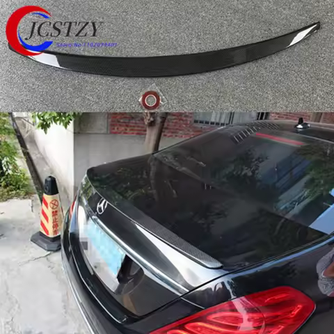 W222 Carbon color Spoiler Trunk Boot Lip For Mercedes S Class W222 4-door Sedan 2014 + S350 S400 S45