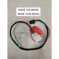 WAVE125 WAVE125S (KICK) (STARTER)  WAVE125X (STARTER) WAVE110 (KICK) SUB HARNESS BATTERY WIRE SOCKET
