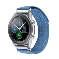 18 20 22mm Denim Easy Fit Nylon Strap For Watch4/5/6 40 44mm Watch Band GT2/GT3 Sport Wristband Garm