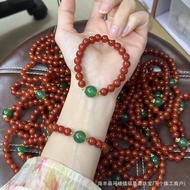 2025 Natural Agate Single Bead Fashion Matching Design Bracelet
