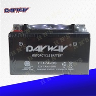 DAYWAY YTX7A-BS Maintenance Free Motorcycle Battery