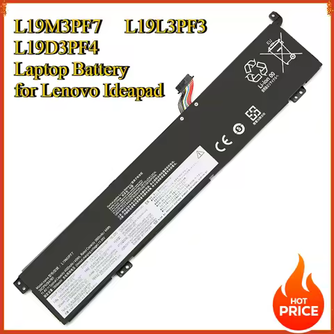 L19M3PF7 L19L3PF3 L19D3PF4 Laptop Battery for Lenovo Ideapad Creator 5-15IMH05 Gaming 3-15ARH05 Seri