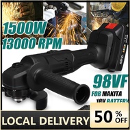 13000RPM 98VF Cordless Electric Angle Grinder Electric Polisher 100mm for 18V Battery