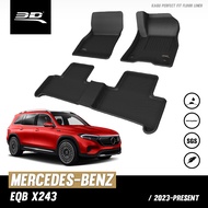 3D Mats พรมปูพื้นรถยนต์ MERCEDES-BENZ EQB (X243) 2023-2025  พรมกันลื่น พรมกันนํ้า พรมรถยนต์
