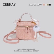 Handbag crossbody bag luxury velvet leather box bag ck56 ceekay2024 [READY STOCK][FULLBOX]]