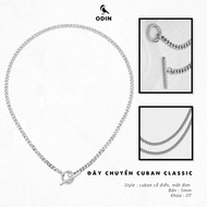 Dây Chuyền Odin Cuban 5Mm Khóa Ot Thép Titan 316L Bảo Hành Trọn Đời
