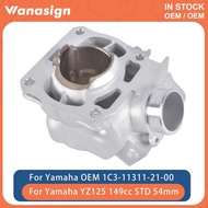 Motorcycle Engine Cylinder Block Assy 2-Stroke STD 54mm For Yamaha YZ125 YZ125X YZ125G 149cc 2005-20