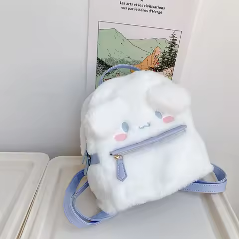 Sanrio Melody Kindergarten Schoolbag, Cinnamoroll, Kuromi, Leather Backpack, Pochacco Hello Kitty, S