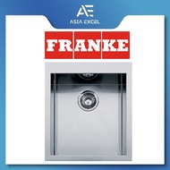 FRANKE PLANAR PPX 610-44 44CM SINGLE BOWL STAINLESS STEEL KITCHEN SINK MADE IN ITALY