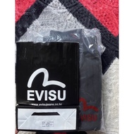 evisu jogger pants with paper bag