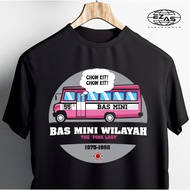 🔥 [PREMIUM 190gsm TEES] Bas Mini Wilayah 100% Cotton T-Shirt 🔥