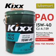 GS KIXX HDX PAO 15W40 CJ4 (20 liters) Super Premium Diesel Engine Oil