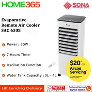 Sona Evaporative Air Cooler with Remote SAC 6305