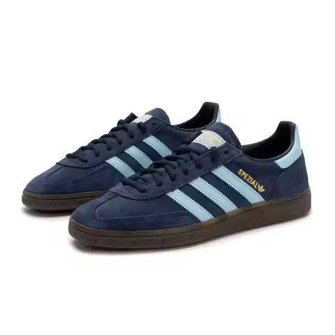 adidas Originals HANDBALL SPEZIAL Comfortable, Durable, Slip-Resistant Low-Top Sneakers Unisex Blue 