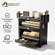 Comfort Haven Furniture Co. Pull-Out Kitchen Countertop Cabinet with Drawer Dustproof Storage Rack