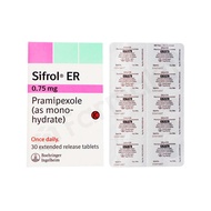 Sifrol ER 0.75 mg