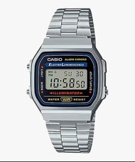 Casio 不鏽鋼防水手錶 A168WA-1W