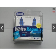 BLU H7 12V 55W S/WHITE BULB (5000K)