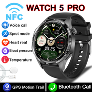 Watch 5 Pro Smart Watch Men GT5 PRO AMOLED HD Screen Bluetooth Call GPS Trajectory NFC Heart Rate Co