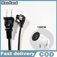 Maudland HY300/HY320 Projector 1.2m Original Extended Power Cord AC Cable Extension Cable Charging P