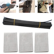 (THEBEST) 10pcs 23x1cm Plastic Welding Rods with 3 Repair Mesh For PP Bumper Kayak Repairs (OCT)
