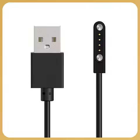 2 Pin 4 Pin Smartwatch Charging Cable For H10 PGD PG999 P28 RPO T3 GS35 B5 B14 Smart Watch Children'