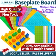 DUPLO size Board Baseplate for Large Building Blocks Compatible with DUPLO (Large Lego) & Major Bran