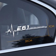 1ชิ้นสำหรับ E36 E34รถ BMW E28 E30 E39 E46 E53 E60 E61 E62 E70 E87 E90 E91 E92สติกเกอร์หน้าต่างด้านรถยนต์ E93สติกเกอร์ติดรถยนต์