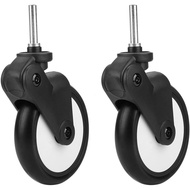 FTVOGUE Baby Stroller Front Wheel 1 Pair Replaceable Rubber Front Wheel 7.9 * 5.9 * 2.8 Inch