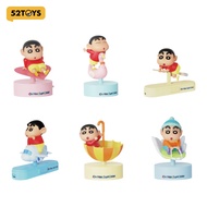 【Launch Time May 7th 9:30AM】52TOYS Crayon Shinchan Let's Go Together Series Blind Box Figure Toy (Wh