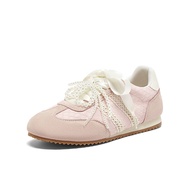BASTO Womens Ballet Sneakers รองเท้าบัลเล่ต์ รองเท้าผ้าใบ I0919