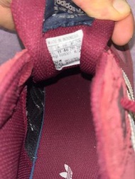 Adidas ZX 750 Maroon Sneakers