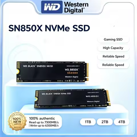 WD BLACK SN850X 4TB M.2 NVMe PCIe4.0 X4 Internal SSD Ultra Fast Gaming Solid State Drive For Desktop