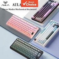 AULA S75Pro 3-Mode Mechanical Keyboard 75% Layout Wireless/Bluetooth/Wired Full-Key Hot Swappable RG