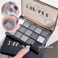 15 Color Eyeshadow Palette Earth Color Black Punk Smoked Cement Palette For Women E2i4