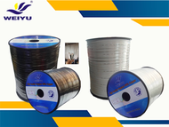 (1 ROLL)High quality Original 100% copper WEIYU flat cord wire (#18/2P) 125M
