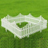 Plastic Fence Garden pvc Fence Outdoor Garden Partition White Courtyard Fence Garden Guardrail Outdo