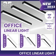 Office Linear Light LED Office Pendant Light Lamp T8 LED Tube Fixtures Hanging Light 4Ft [No Include