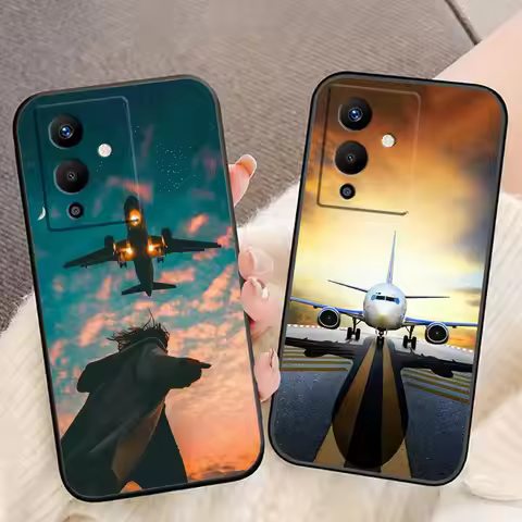 Travel Plane Airplane Phone Case For Infinix TECNO POP SPARK SMART 6 7 8 9 CAMON 40 30 30S 15 16 17 