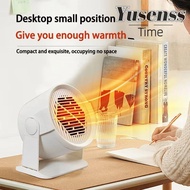 YUSENSS Electric Heater, Mini Adjustable Angle Desktop Heater Fan,  Type Power Saving Convenient Mul