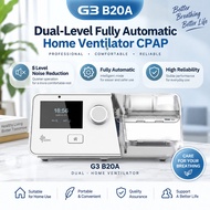 HunnyBoo (G3 B20A Bi-Level) Mesin Automatik Mudah Alih APNOEA Sleep Apnea BIPAP BPAP Home Ventilator
