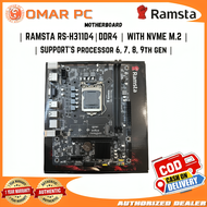 BRANDNEW RAMSTA RS - H311D4| DDR4 |  WITH Nvme m.2 |  SUPPORT'S processor 6, 7, 8, 9th gen