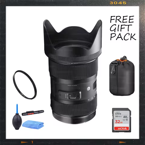 Sigma 18-35mm F1.8 DC HSM Art Lens APS-C Format Wide Angle Zoom Lens for Canon Mount or Nikon Mount