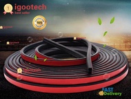 igootech ยางกันเสียง ยางขอบประตู กันเสียงลม ยางลดเสียง พร้อมเทปกาว ติดตั้งง่าย เลือกจำนวนที่ต้องการ ได้ที่ใต้ภาพ