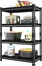 Adjustable Garage Storage Shelves, 35.4''W Garage Shelving Heavy Duty Loads 1280LBS, Metal Industria