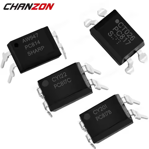 50pcs PC817C PC817B PC814A DIP4 SOP4 Optocoupler EL817 817C FL817C PS817C LTV817C DIP SMD PC814 EL81