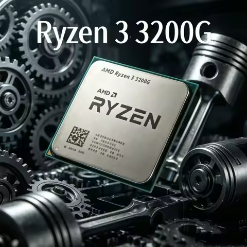Volant AMD Gaming CPU Ryzen 3 3200G R3 3200G 3.6GHz Quad-Core 4-Thread 65W AM4 with Radeon Vega 8 Gr