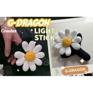 HANDMADE G DRAGON CROCHET DAISY LIGHTSTICK/LIGHTSTICK GDRAGON/DAISY LIGHTSTICK/BERMENSCH WORLD TOUR 