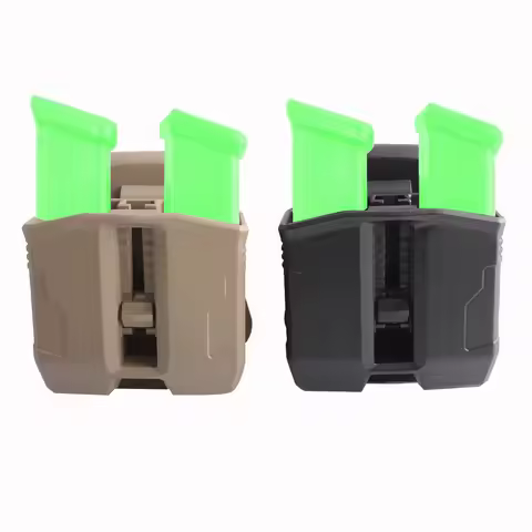 Tactical Hunting Magazine Pouch for G 17/19/22/25/26/31/32/33/34/35/37 PG-9 9mm Double Mag Holster P